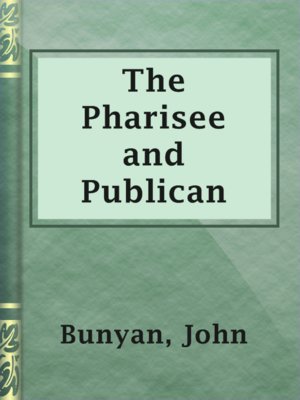 The Pharisee and Publican - ebook